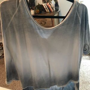 blue gradient blouse